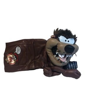 Looney Tunes Tasmanian Devil Taz Vintage 1995 Stuffed Toy Remote Control Holder